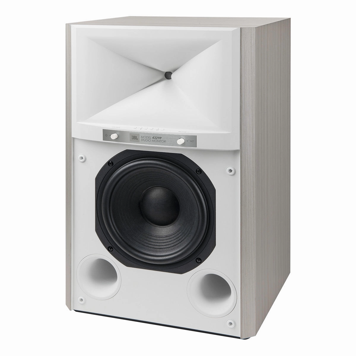 JBL 4329P Studio Monitor Powered Loudspeaker System (White)
