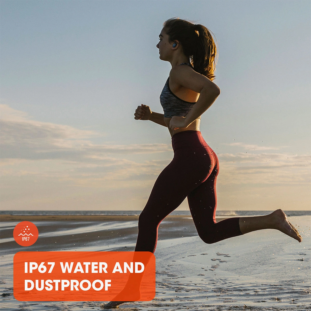 JBL Endurance Race True Wireless Waterproof Active Sport Earbuds (Black)