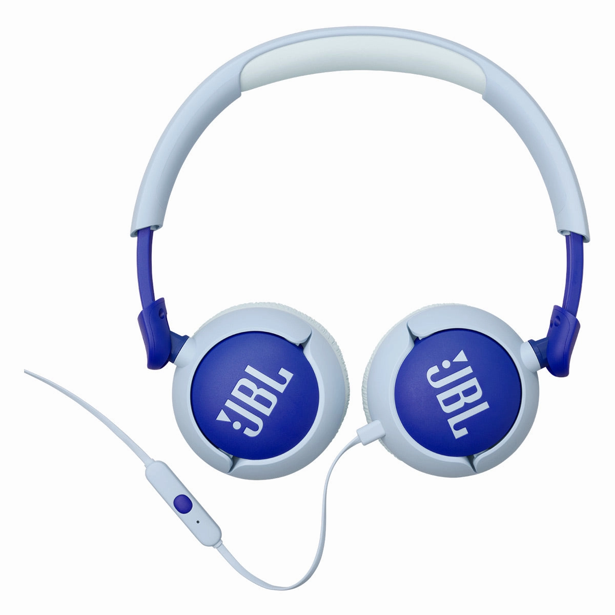 JBL jr320 Kid Safe On-Ear Wired Headphones (Blue)