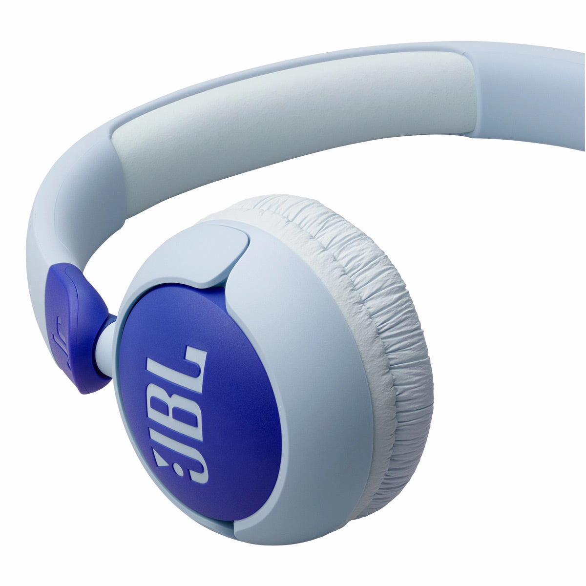 JBL jr320 Kid Safe On-Ear Wired Headphones (Blue)