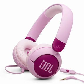 JBL jr320 Kid Safe On-Ear Wired Headphones (Purple)
