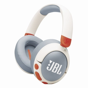 JBL Junior 470 Kid Safe On Ear Wireless Noise Cancelling Headphones (White)