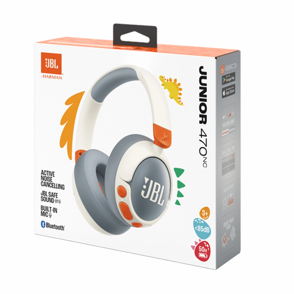 JBL Junior 470NC Over-Ear Wireless Noise Cancelling Headphones For Kids