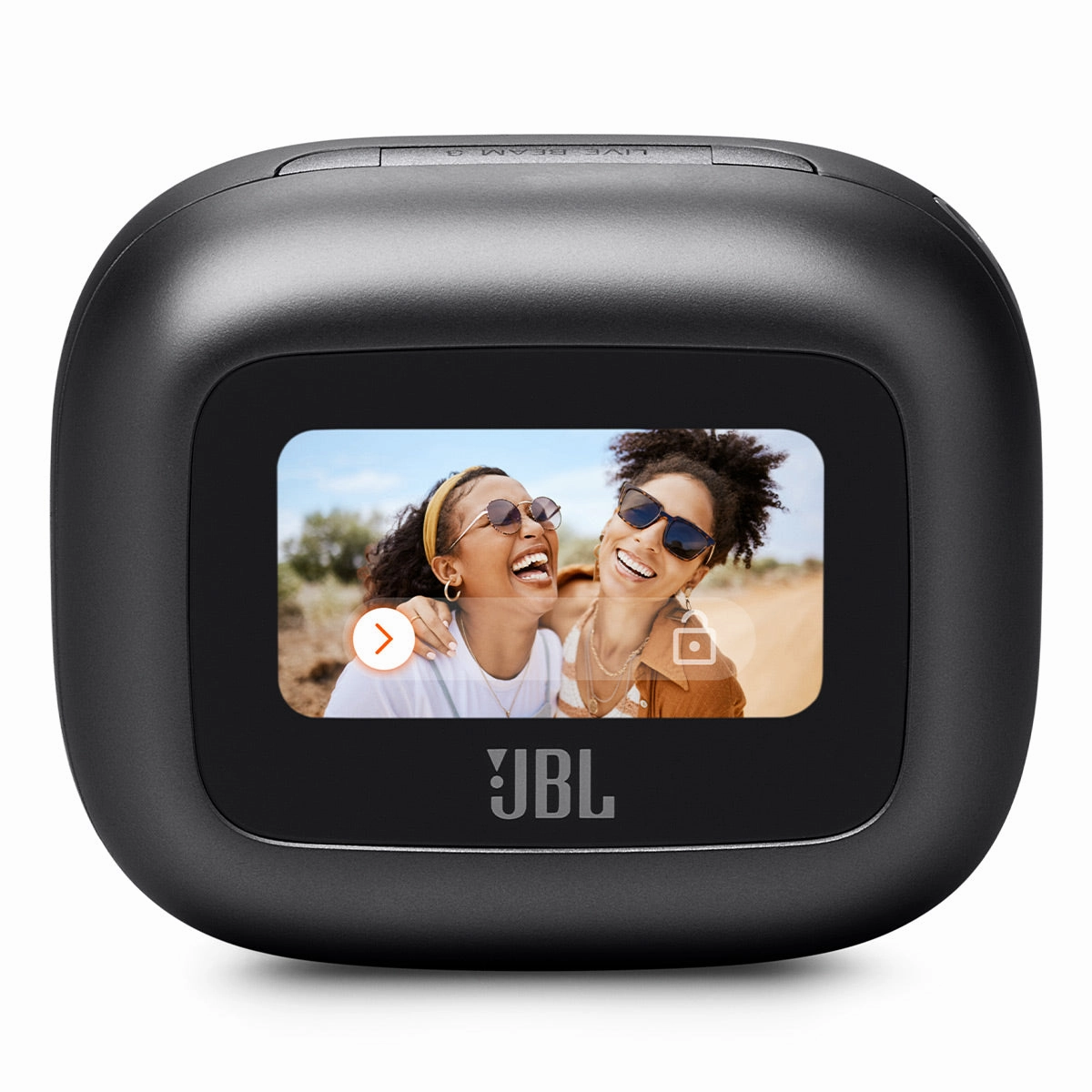JBL Live Beam 3 Noise-Cancelling Earbuds with Smart Case (Black)
