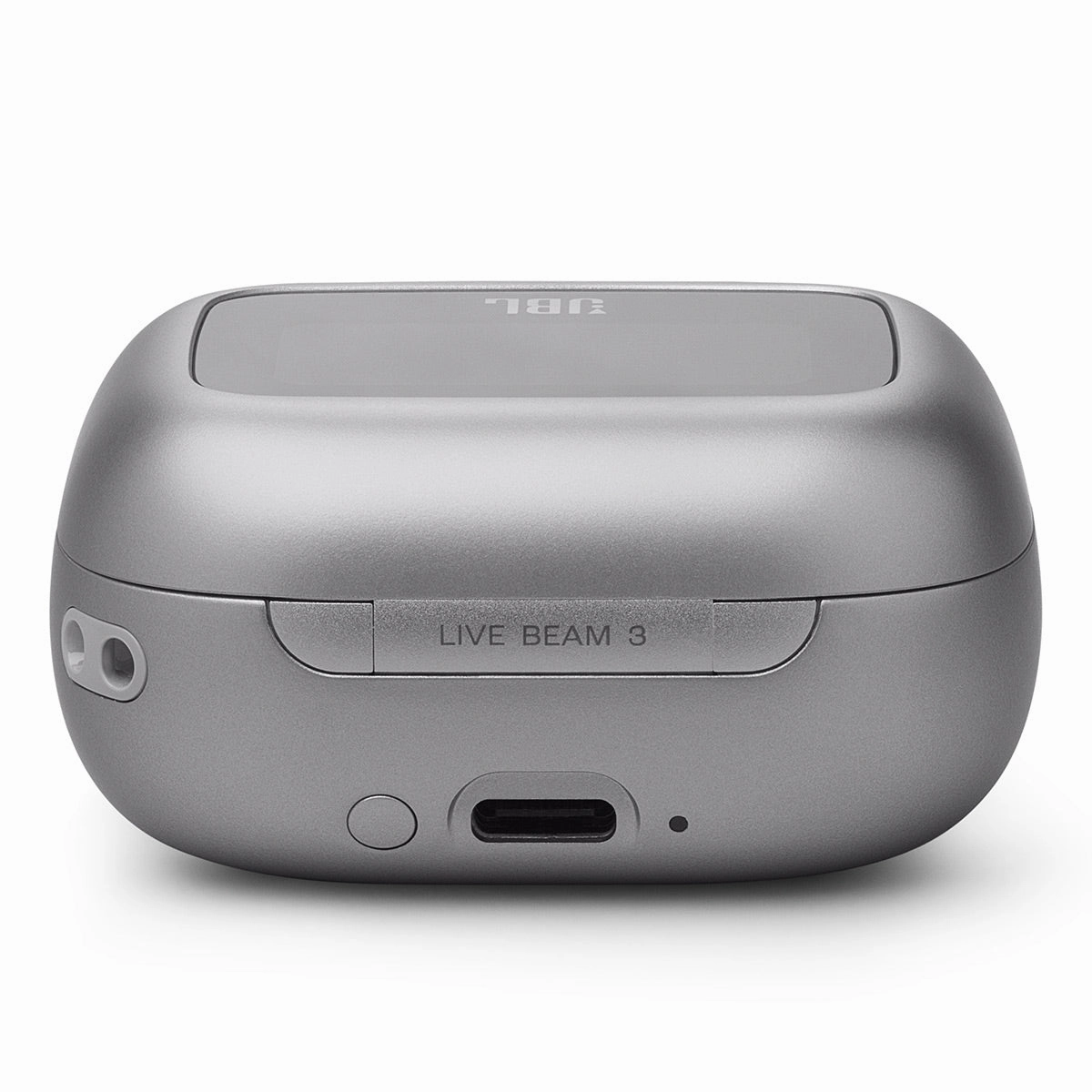 JBL Live Beam 3 Noise-Cancelling Earbuds with Smart Case (Silver)