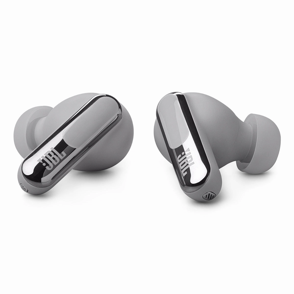 JBL Live Beam 3 Noise-Cancelling Earbuds with Smart Case (Silver)