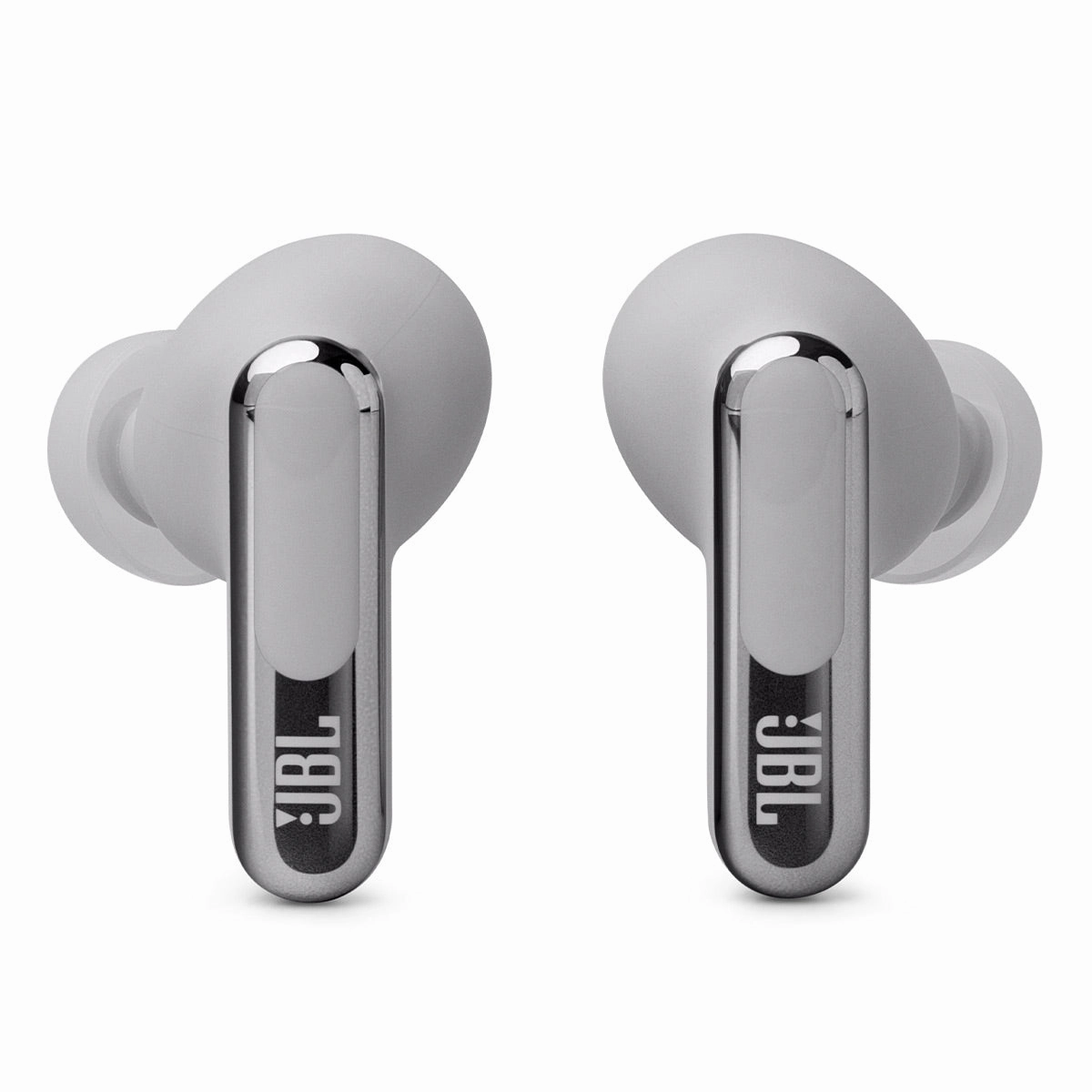 JBL Live Beam 3 Noise-Cancelling Earbuds with Smart Case (Silver)