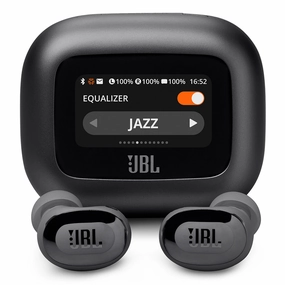 JBL Live Buds 3 Noise-Cancelling Earbuds with Smart Case (Black)