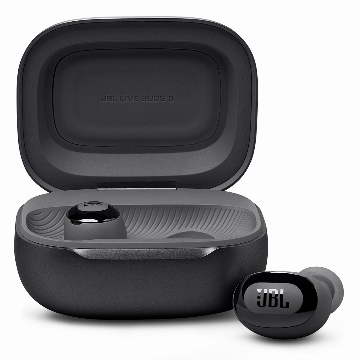 JBL Live Buds 3 Noise-Cancelling Earbuds with Smart Case (Black)