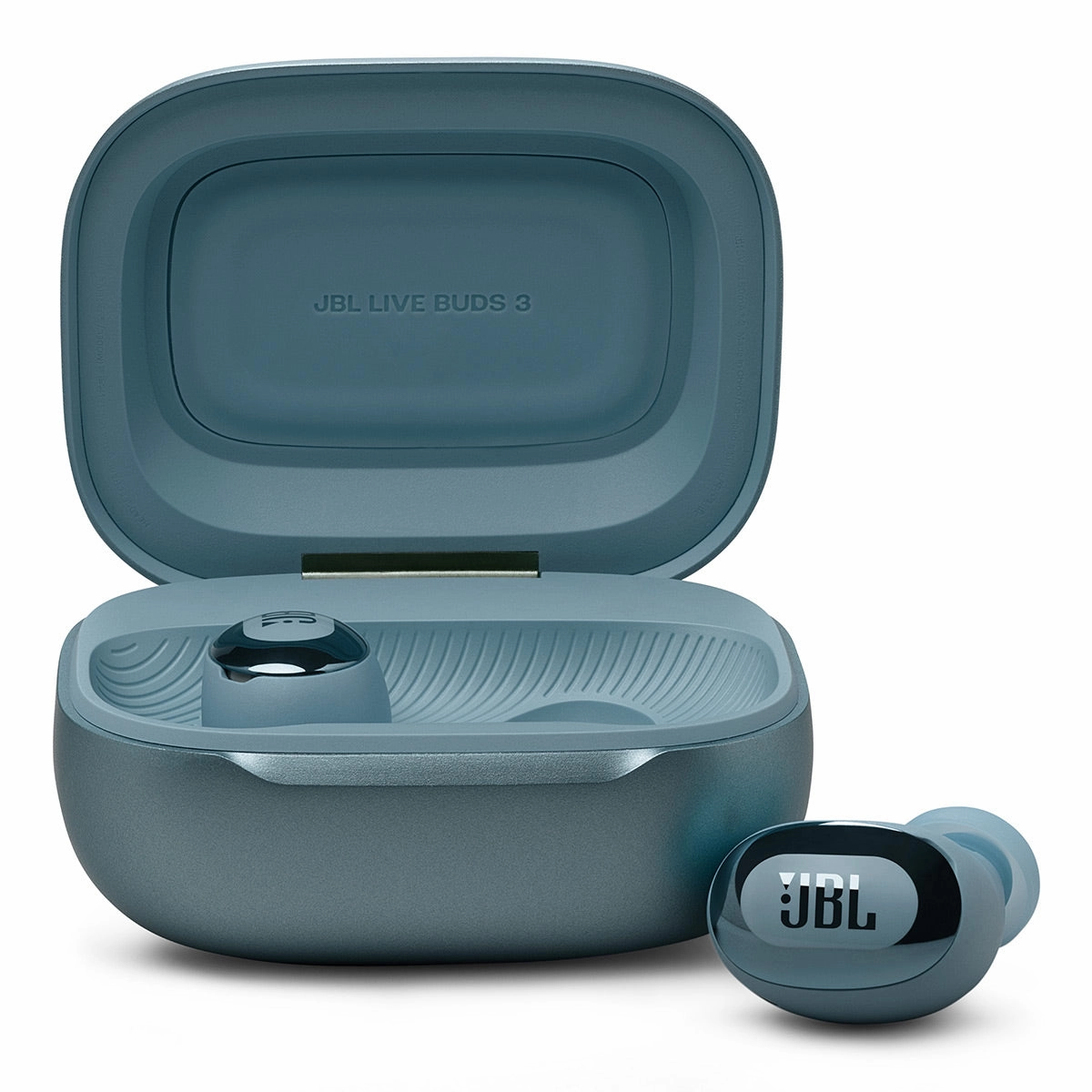JBL Live Buds 3 Noise-Cancelling Earbuds with Smart Case (Blue)