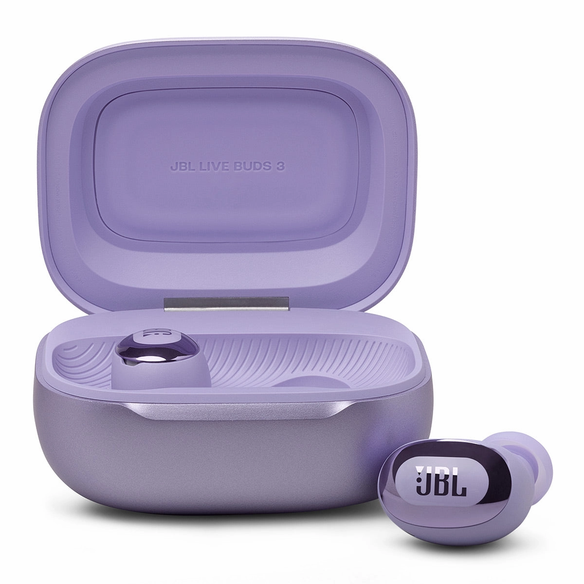 JBL Live Buds 3 Noise-Cancelling Earbuds with Smart Case (Purple)