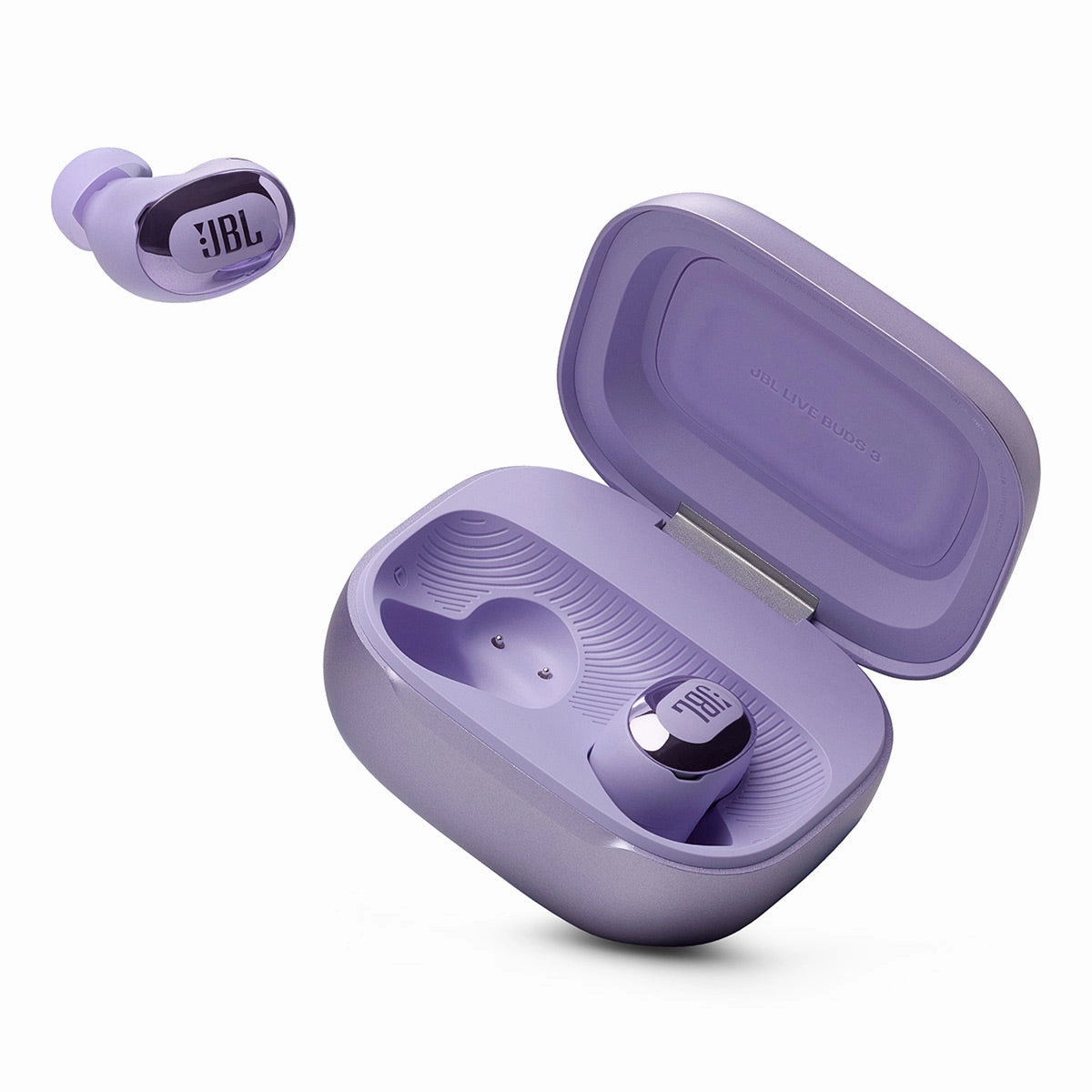 JBL Live Buds 3 Noise-Cancelling Earbuds with Smart Case (Purple)