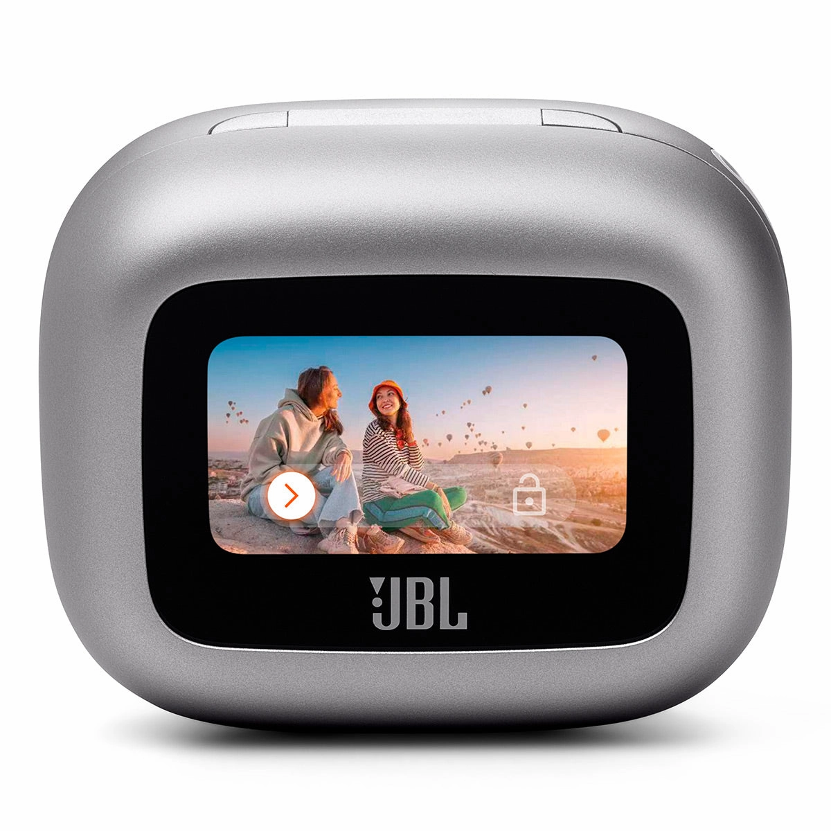 JBL Live Buds 3 Noise-Cancelling Earbuds with Smart Case (Silver)