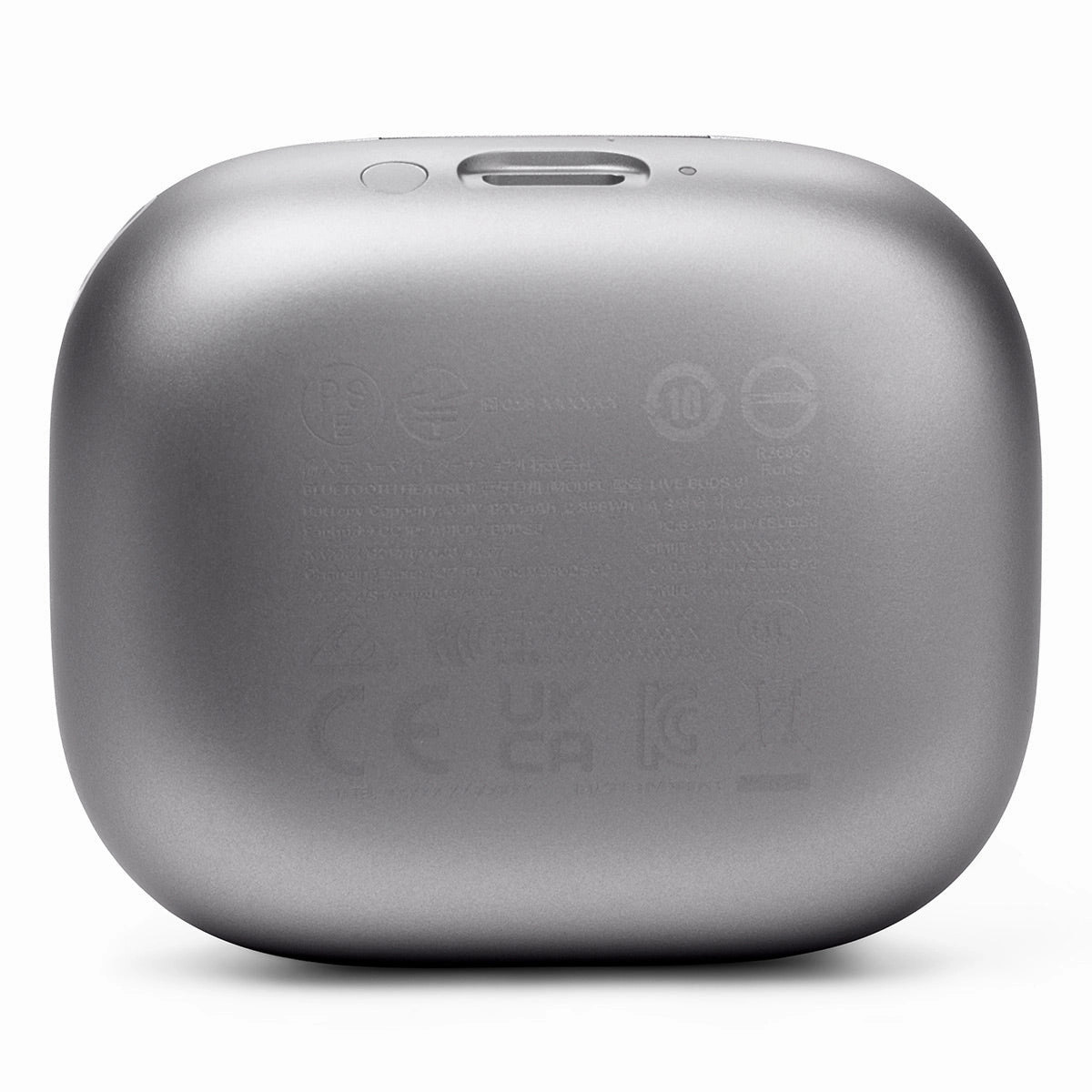 JBL Live Buds 3 Noise-Cancelling Earbuds with Smart Case (Silver)