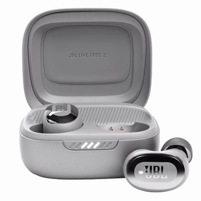 JBL Live Free 2 True Wireless Noise Cancelling Earbuds (Silver)