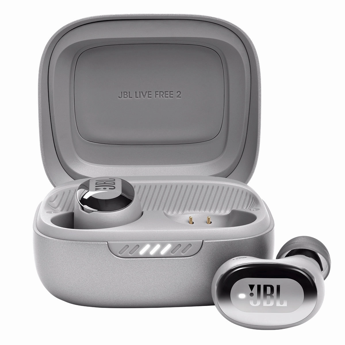 JBL Live Free 2 True Wireless Noise Cancelling Earbuds (Silver)