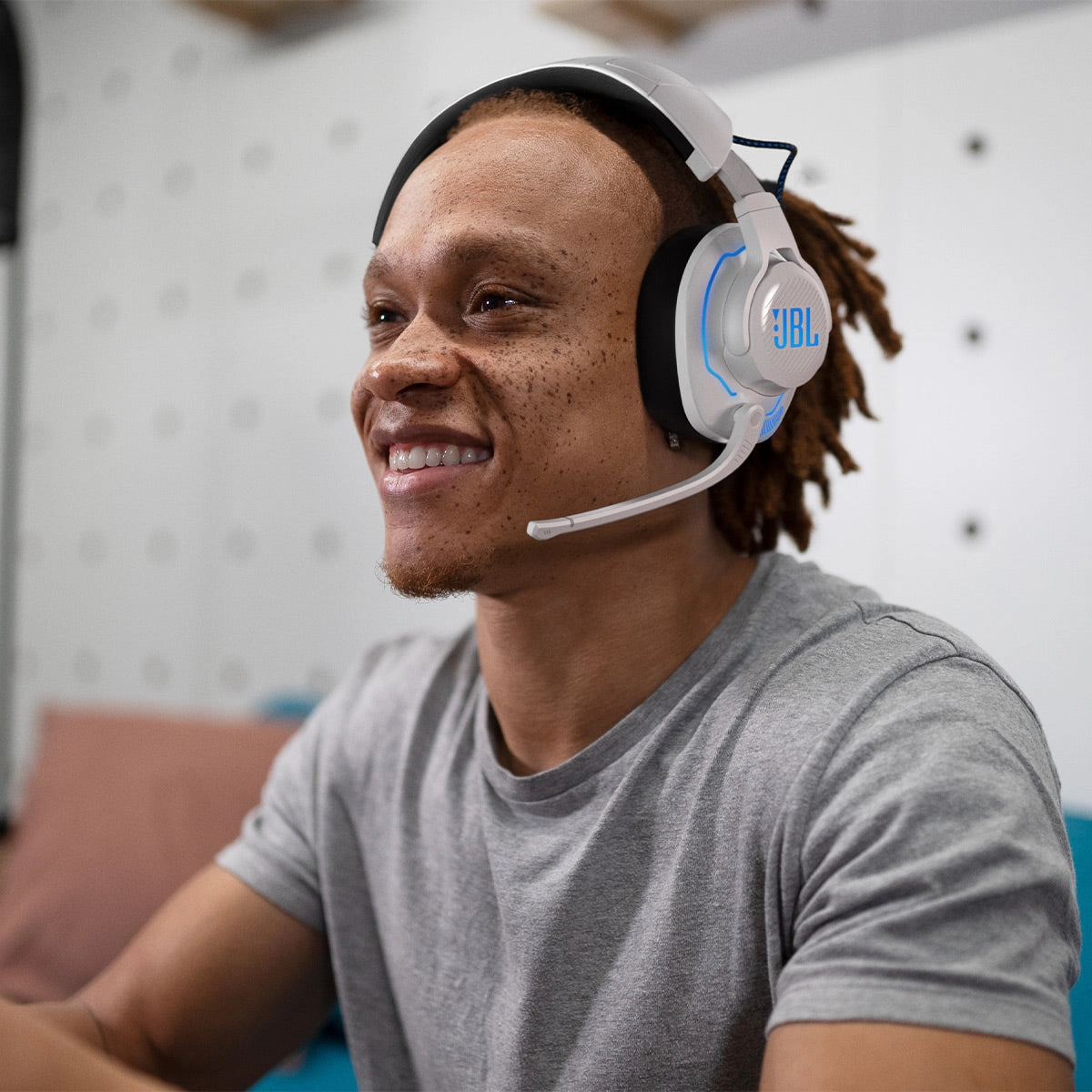 JBL Quantum 910P Wireless Gaming Headset with Active Noise Cancellation, Head Tracking, & Bluetooth for PlayStation, Nintendo Switch, Windows & Mac