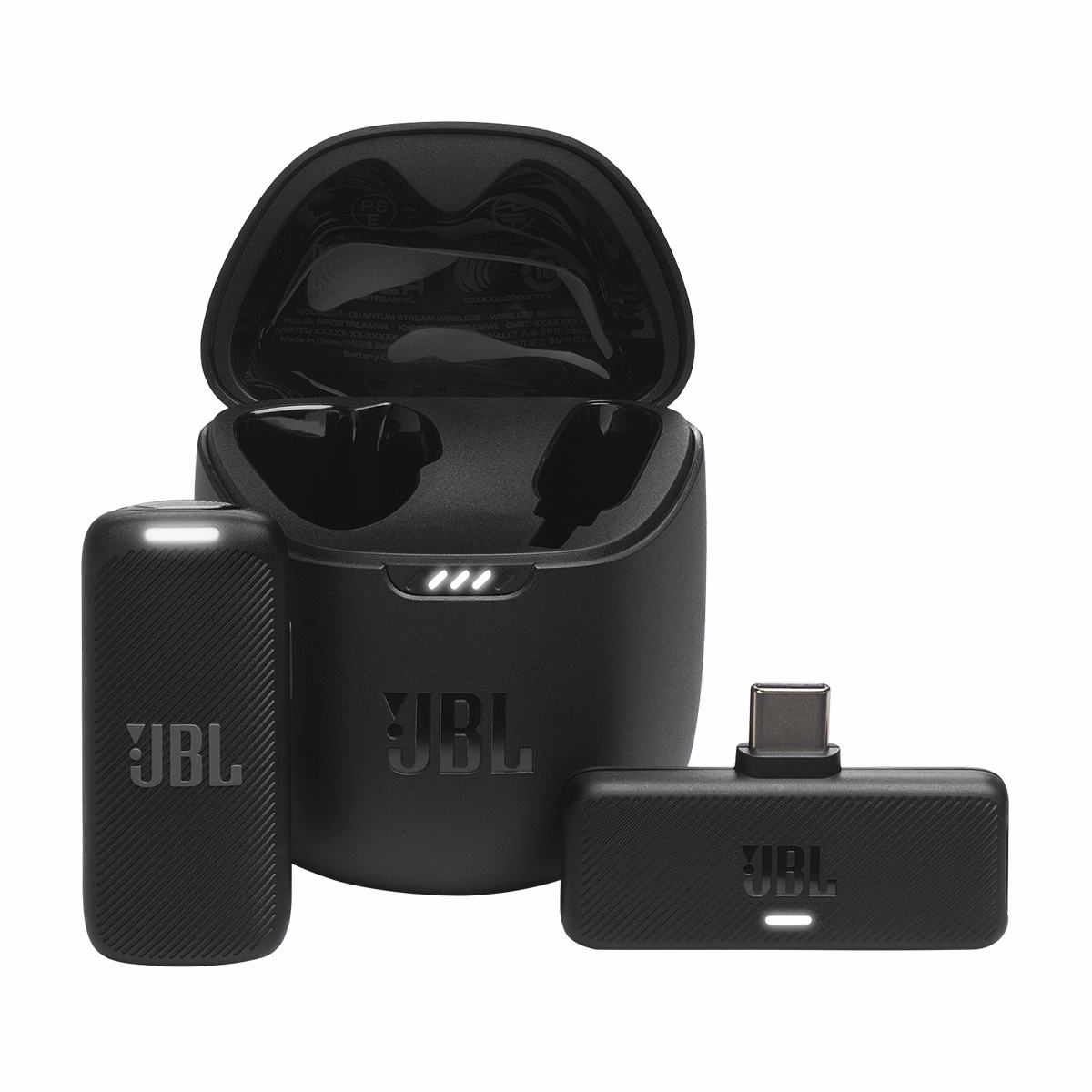 JBL Quantum Stream Wireless USB-C Clip-On Microphone