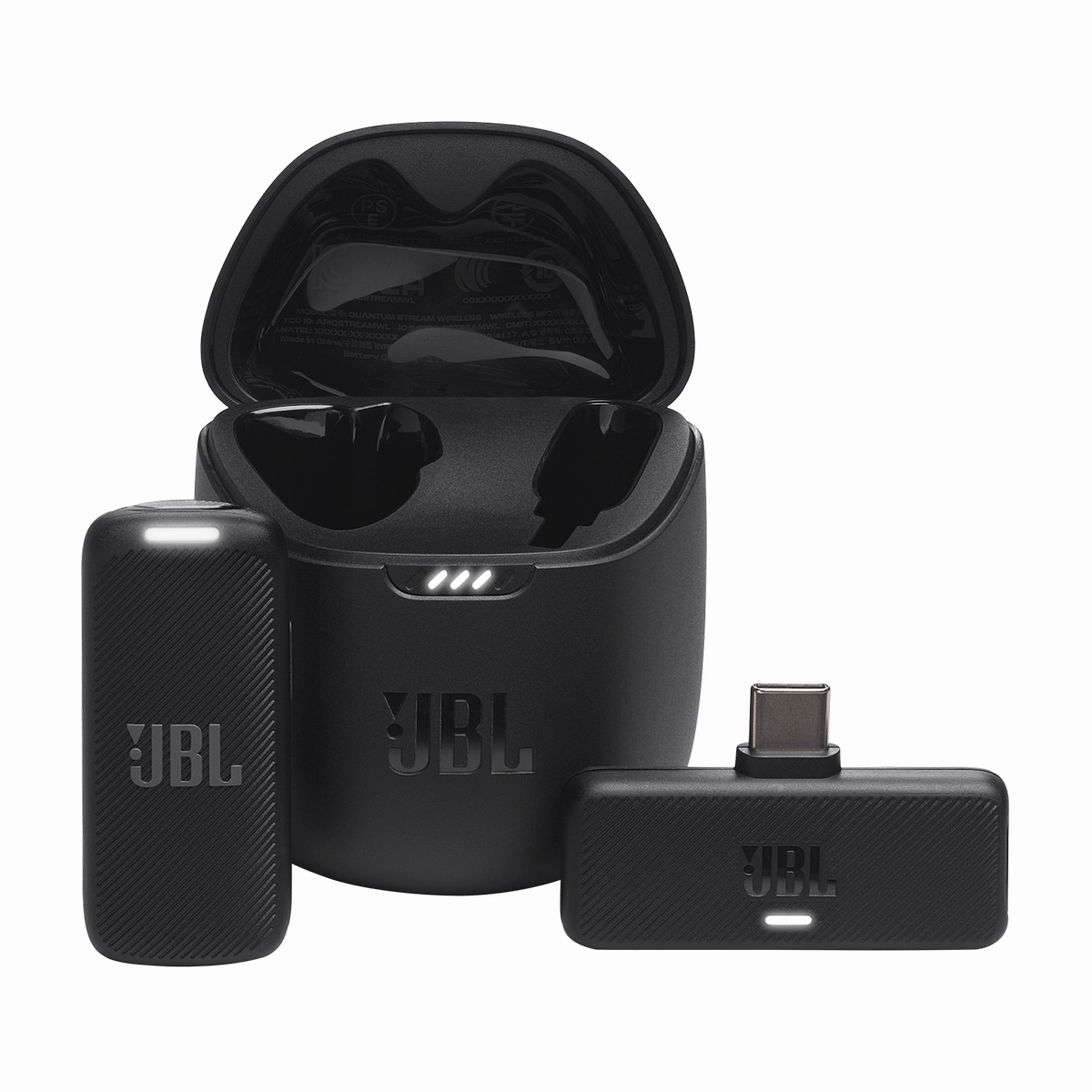 JBL Quantum Stream Wireless USB-C Clip-On Microphone