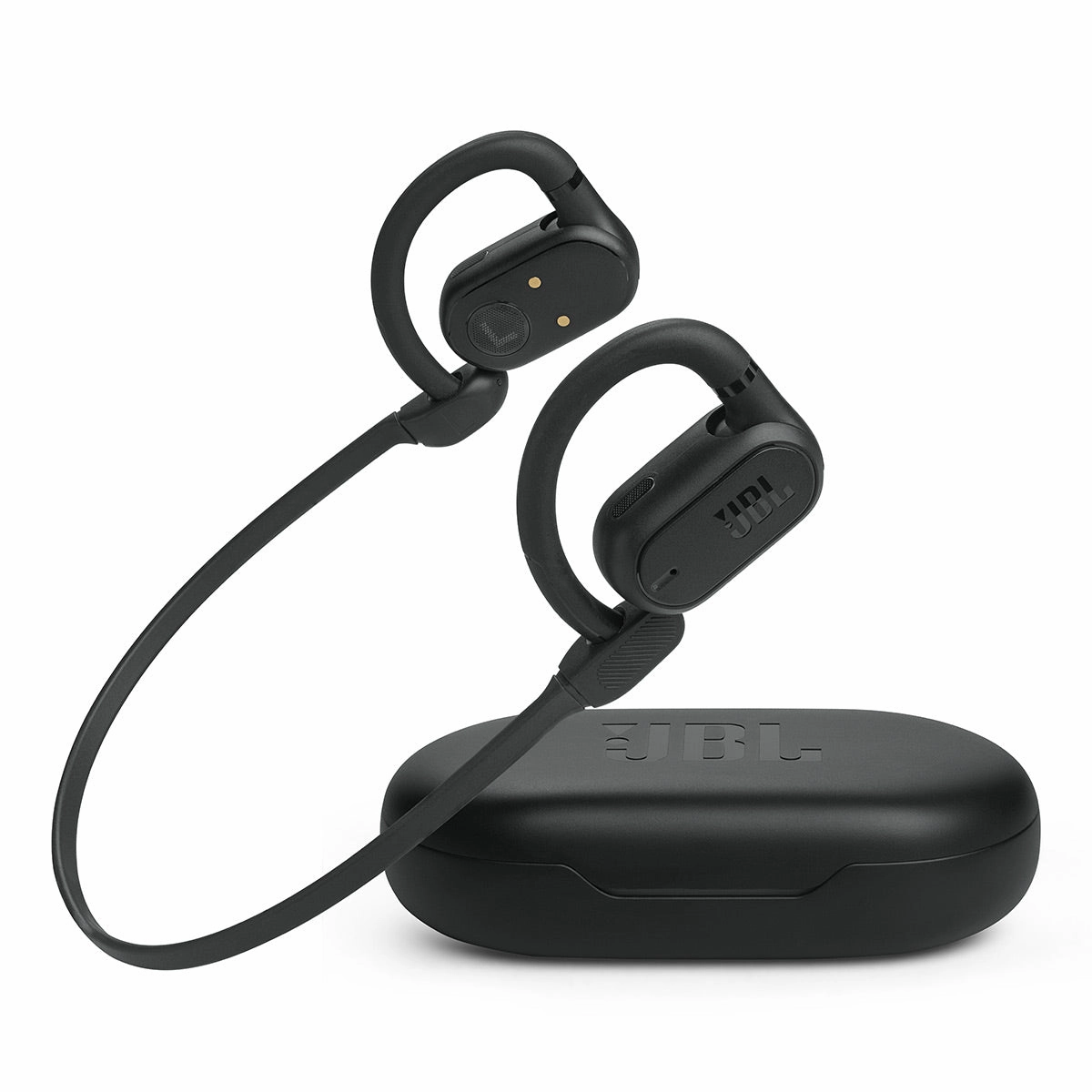 JBL Soundgear Sense Hybrid Open-Ear Headphones with Detachable Neckband (Black)