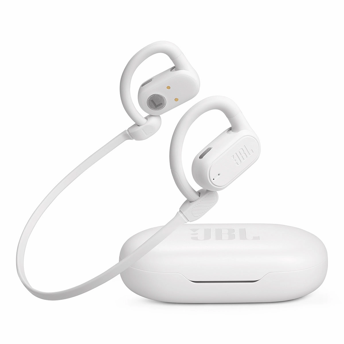 JBL Soundgear Sense Hybrid Open-Ear Headphones with Detachable Neckband (White)
