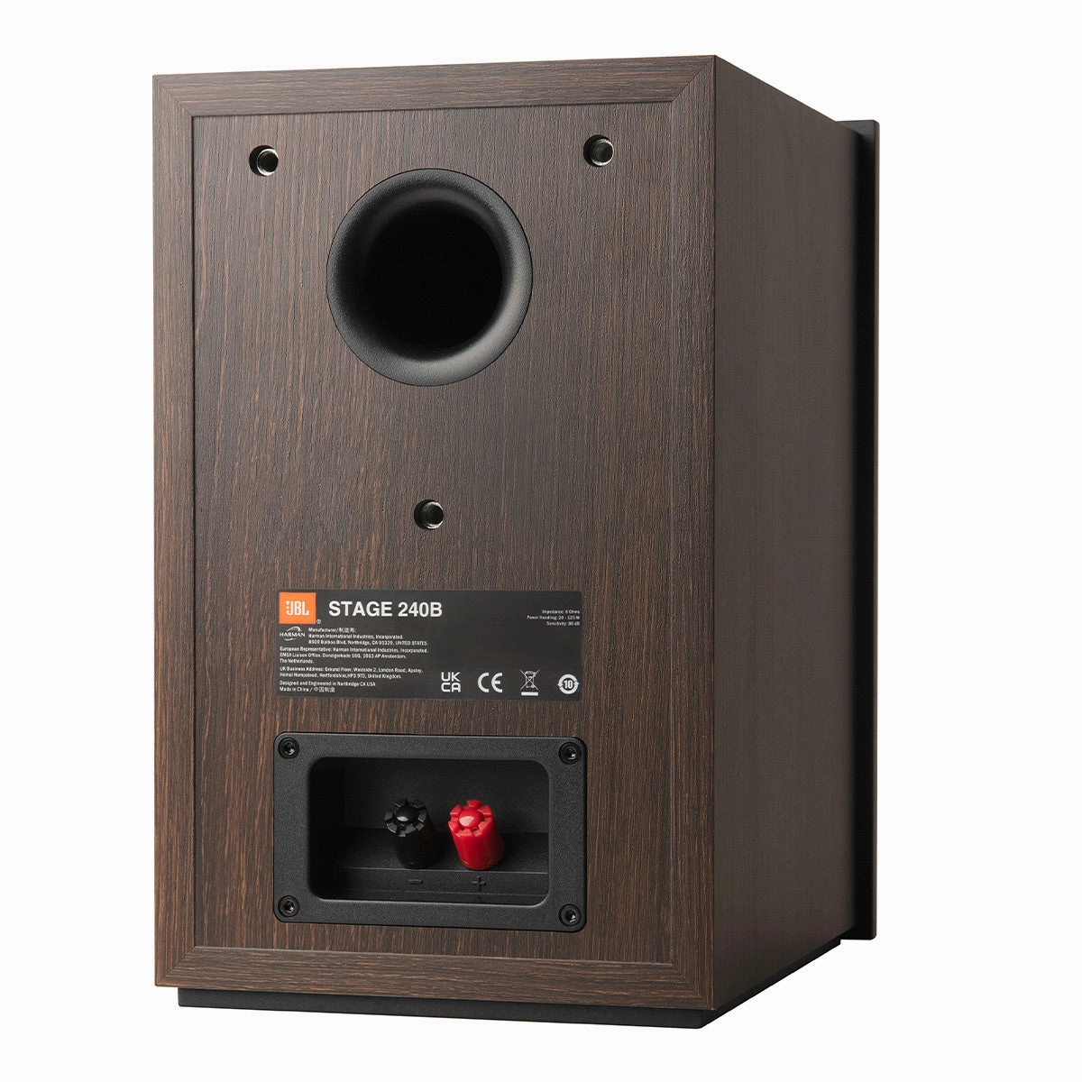 JBL Stage 240B 4.5" Bookshelf Speakers - Pair (Black)