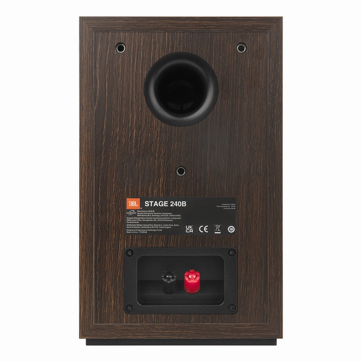 JBL Stage 240B 4.5" Bookshelf Speakers - Pair (Black)