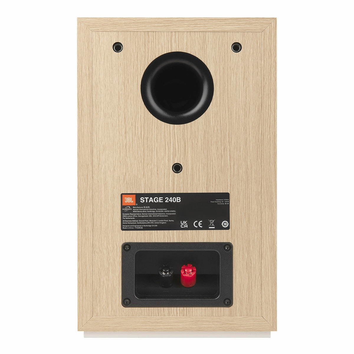 JBL Stage 240B 4.5" Bookshelf Speakers - Pair (White)
