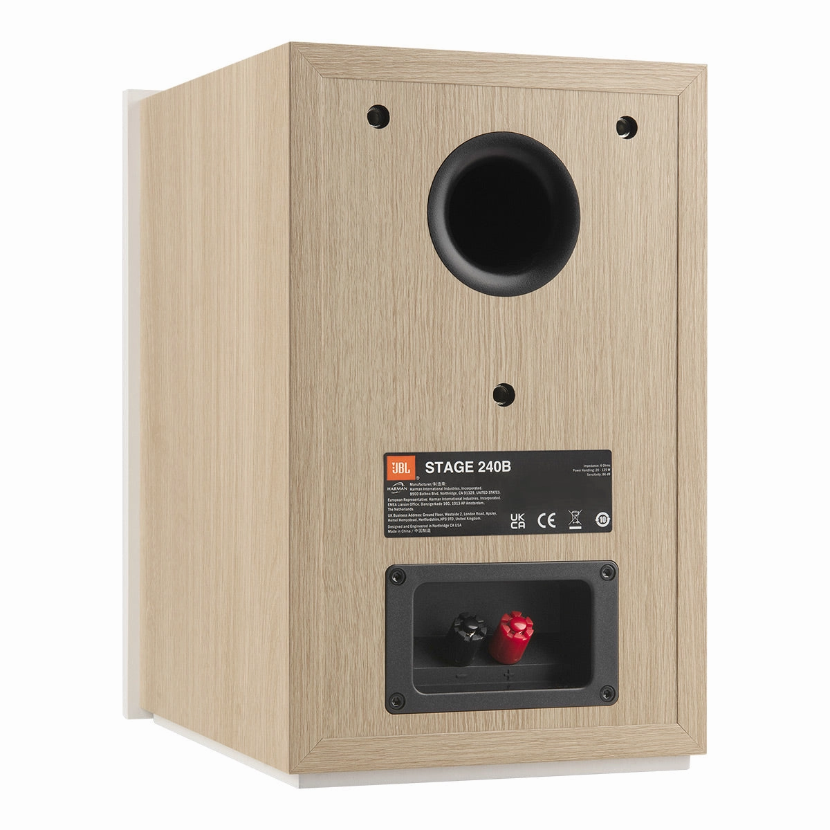 JBL Stage 240B 4.5" Bookshelf Speakers - Pair (White)