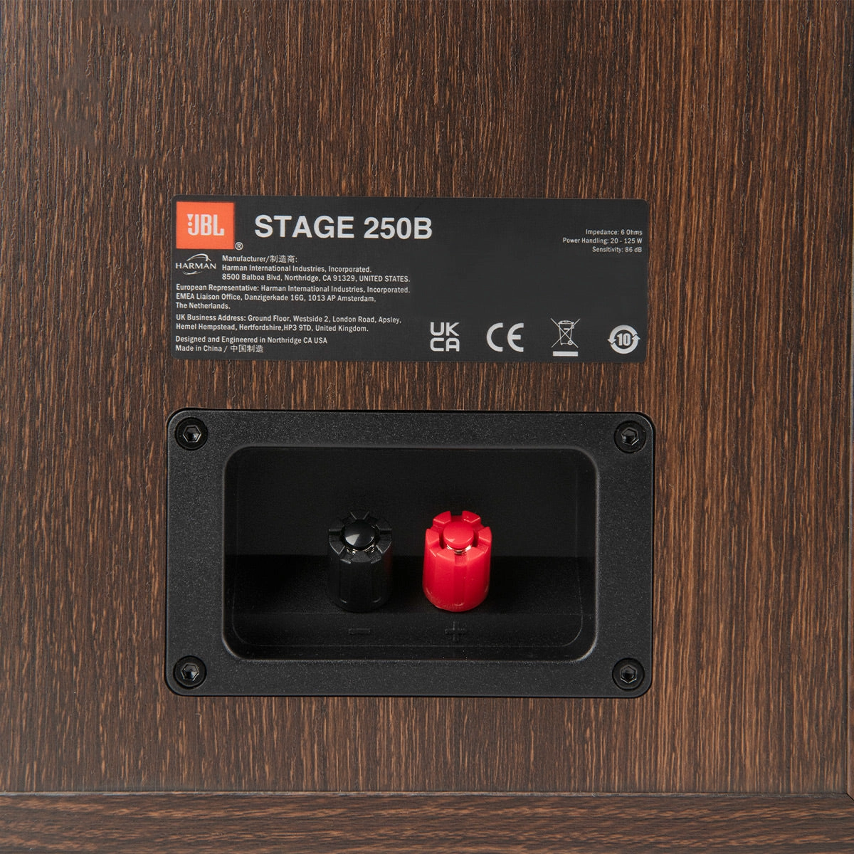 JBL Stage 250B 5.25" Bookshelf Speakers - Pair (Black)