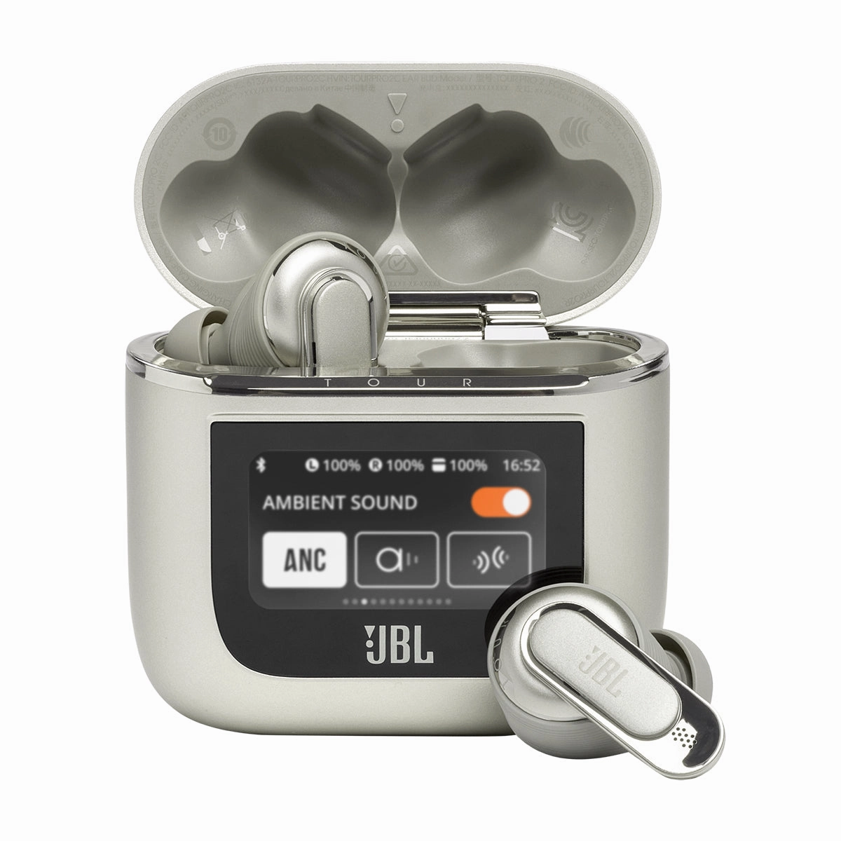 JBL Tour Pro 2 True Wireless Adaptive Noise Cancelling Earphones with Smart Case (Open Box)