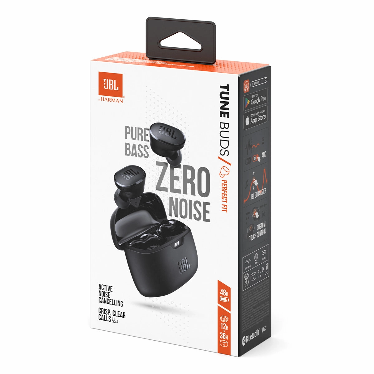 JBL Tune Buds True Wireless Noise Cancelling Earbuds with Bluetooth 5.3 (Black)