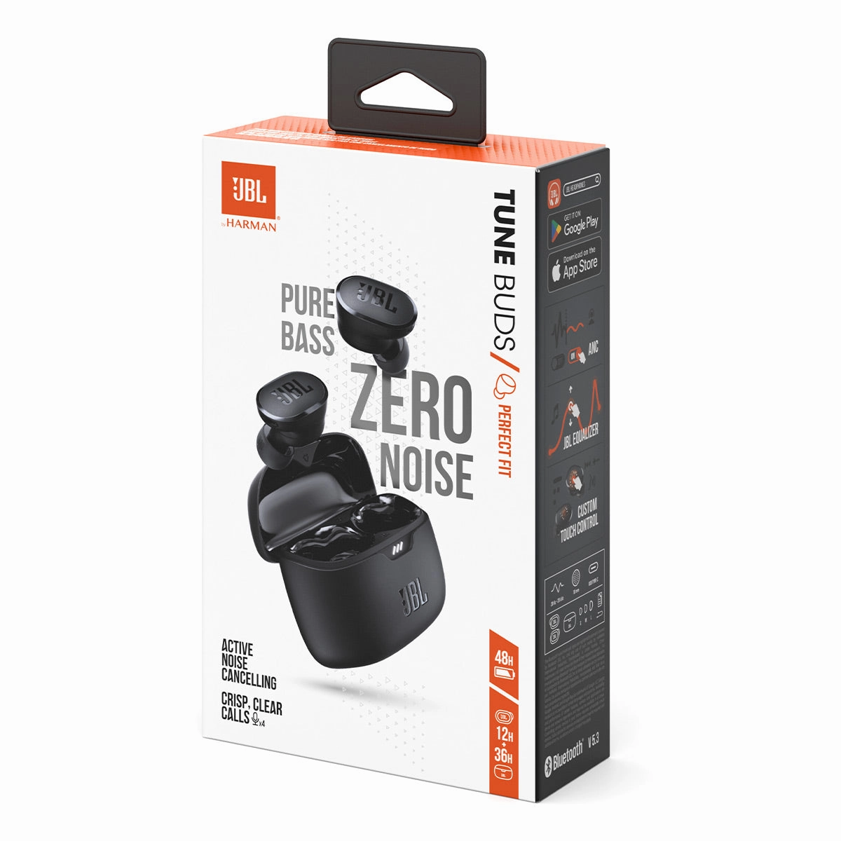 JBL Tune Buds True Wireless Noise Cancelling Earbuds with Bluetooth 5.3 (Black)