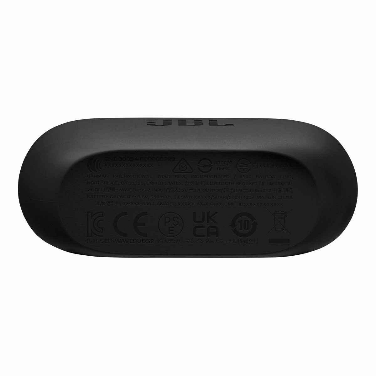 JBL Vibe Buds 2 True Wireless Noise Cancelling Headphones (Black)