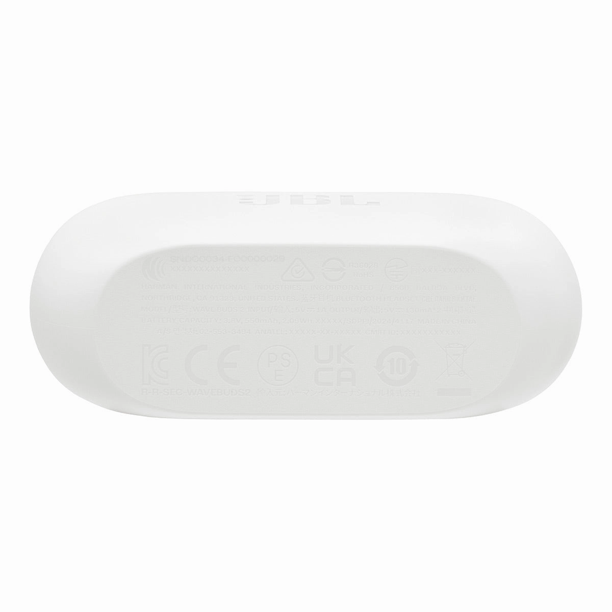 JBL Vibe Buds 2 True Wireless Noise Cancelling Headphones (White)