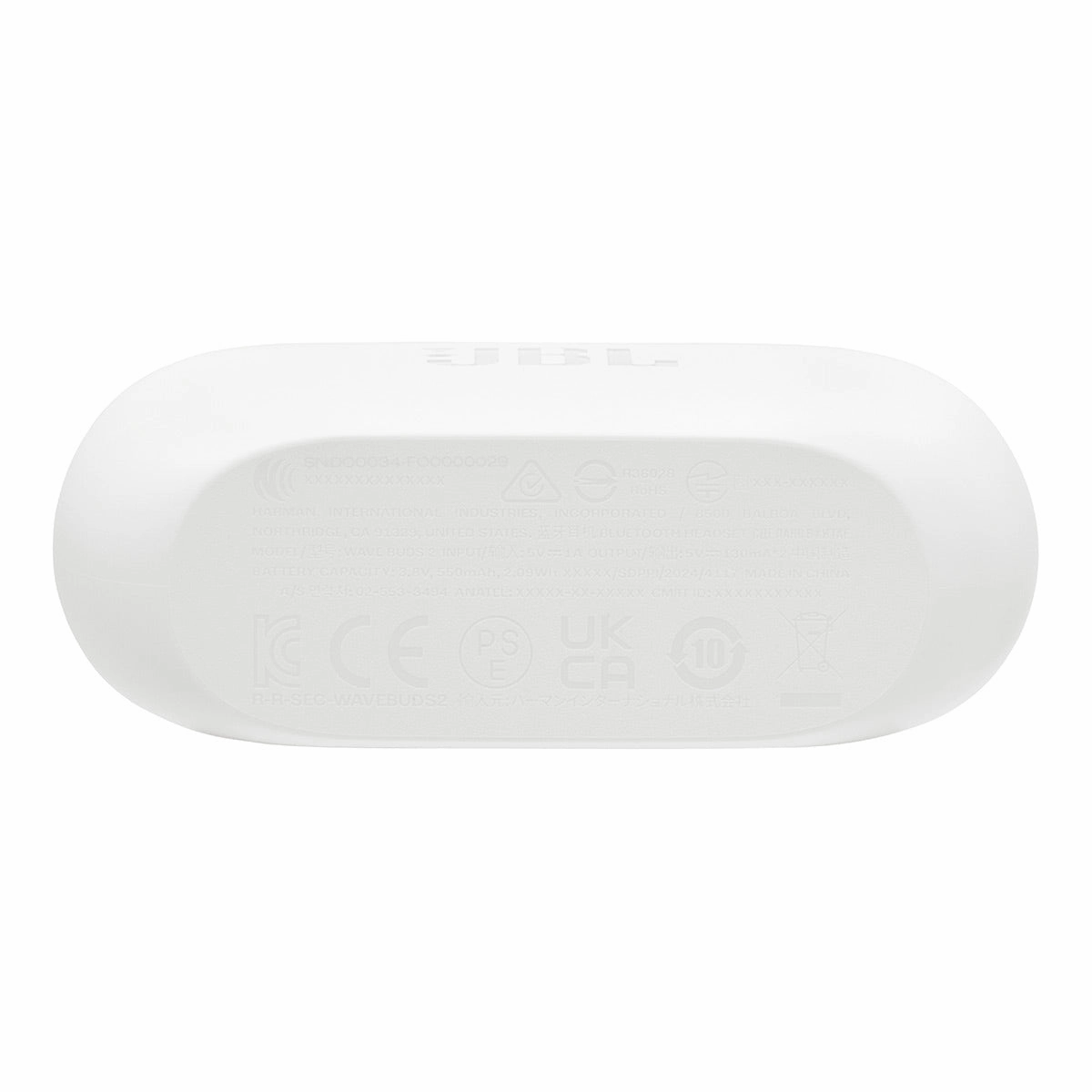 JBL Vibe Buds 2 True Wireless Noise Cancelling Headphones (White)