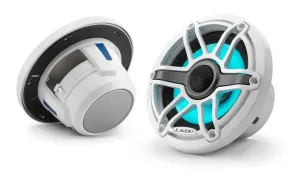 JL Audio M6-650X 6.5-inch (165 mm) Marine Coaxial Speakers with Transflective LED Lighting