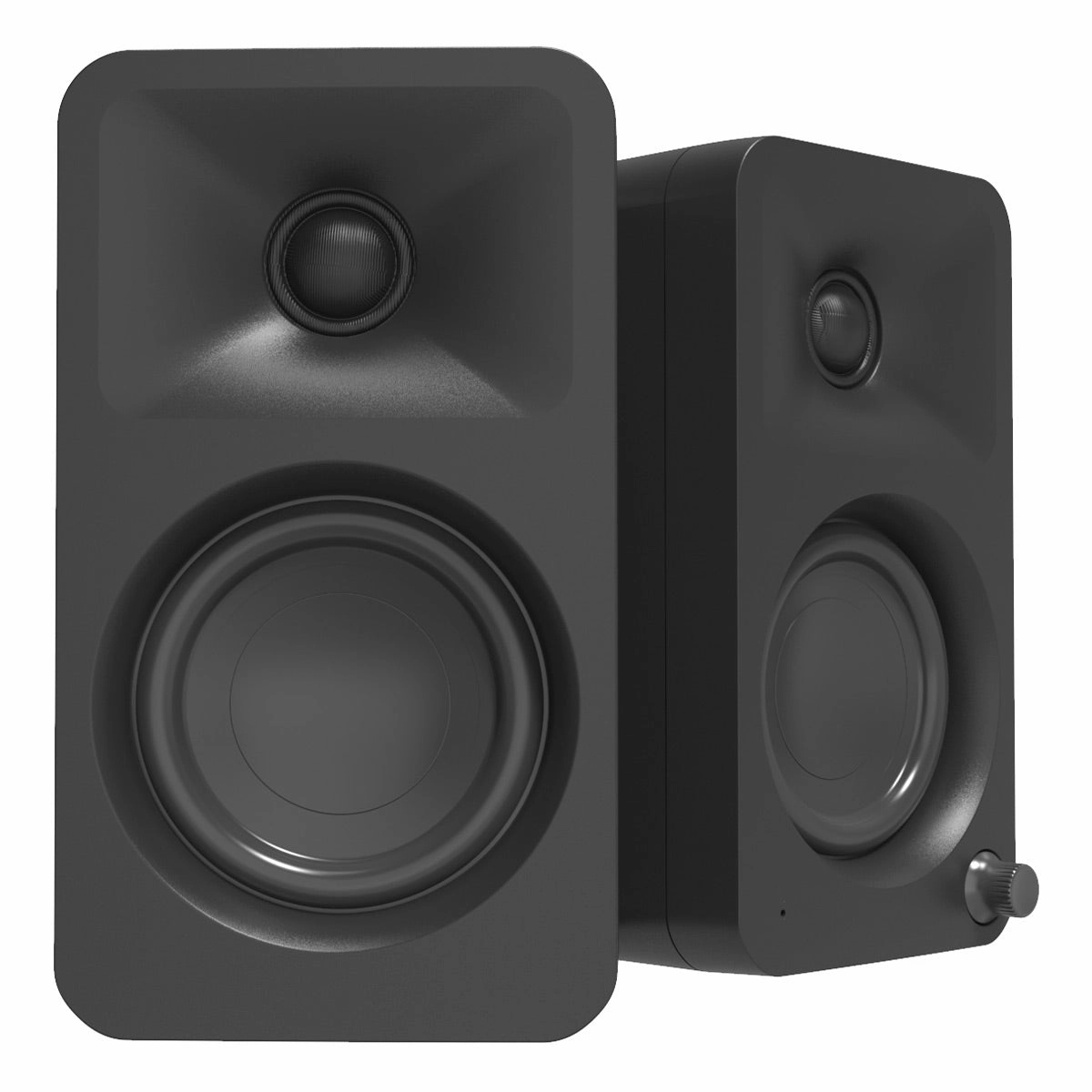 Kanto ORA Powered Reference Desktop Speakers with Bluetooth - Pair (Black)
