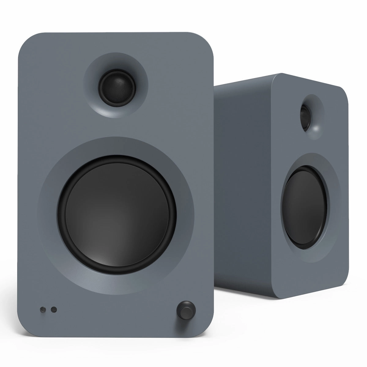 Kanto REN Powered Bluetooth Bookshelf Speakers - Pair (Matte Grey)