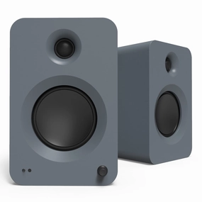 Kanto REN Powered Bluetooth Bookshelf Speakers - Pair (Matte Grey)