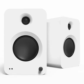 Kanto REN Powered Bluetooth Bookshelf Speakers - Pair (Matte White)