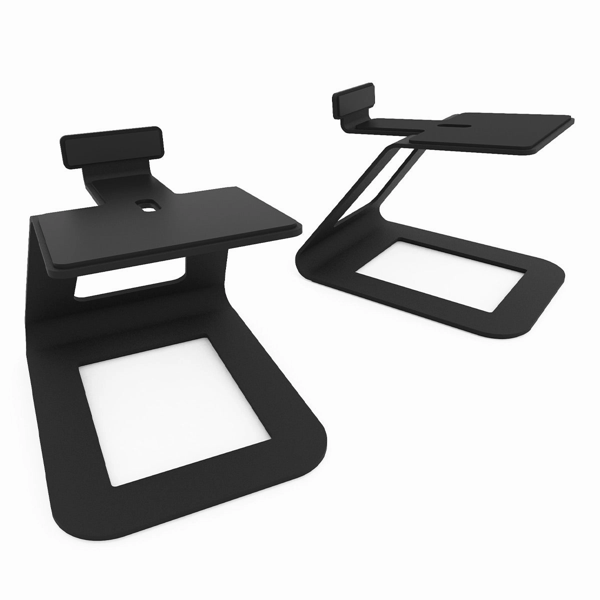 Kanto TUK Premium Powered Speakers with SE6 Elevated Desktop Speaker Stands (Black)