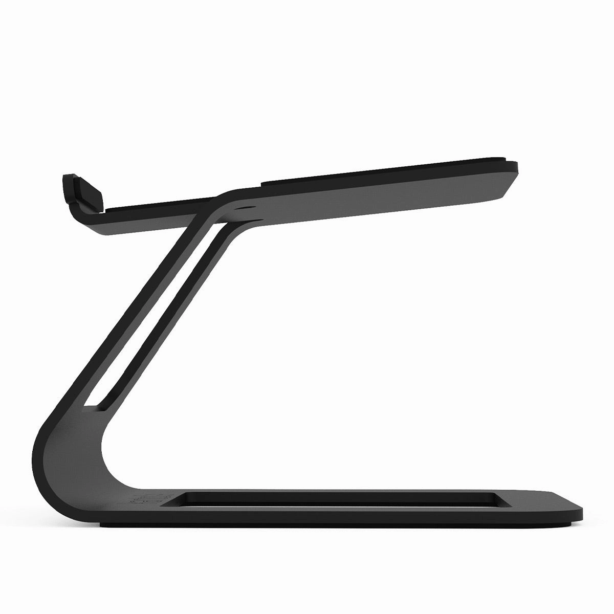Kanto YU2 Powered Desktop Speakers and SE2 Speaker Stands for Small Speakers - Pair (Matte Black/Black)