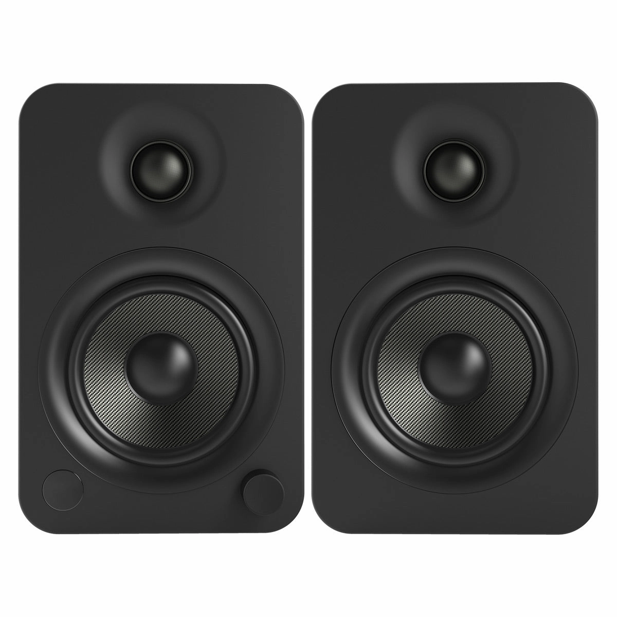 Kanto YU4 Powered Bookshelf Speakers with Built-In Bluetooth - Pair (Matte Black)