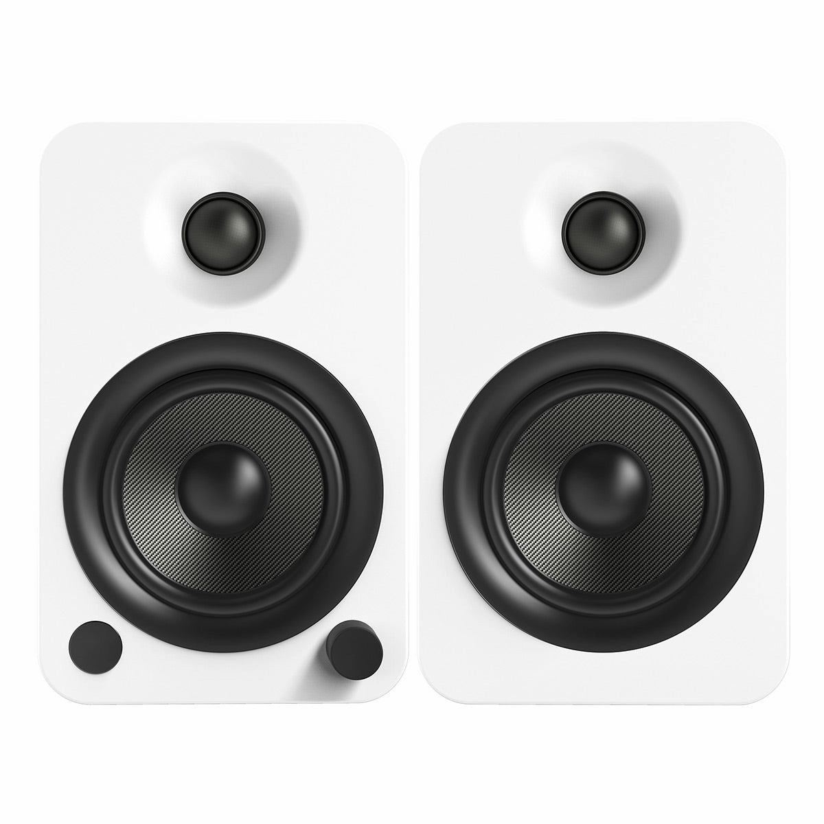 Kanto YU4 Powered Bookshelf Speakers with Built-In Bluetooth - Pair (Matte White)