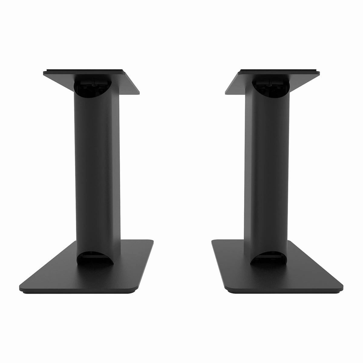 Kanto YU6 Powered Bookshelf Speakers with Bluetooth (Matte Black) with SP9 Desktop Stands (Black)