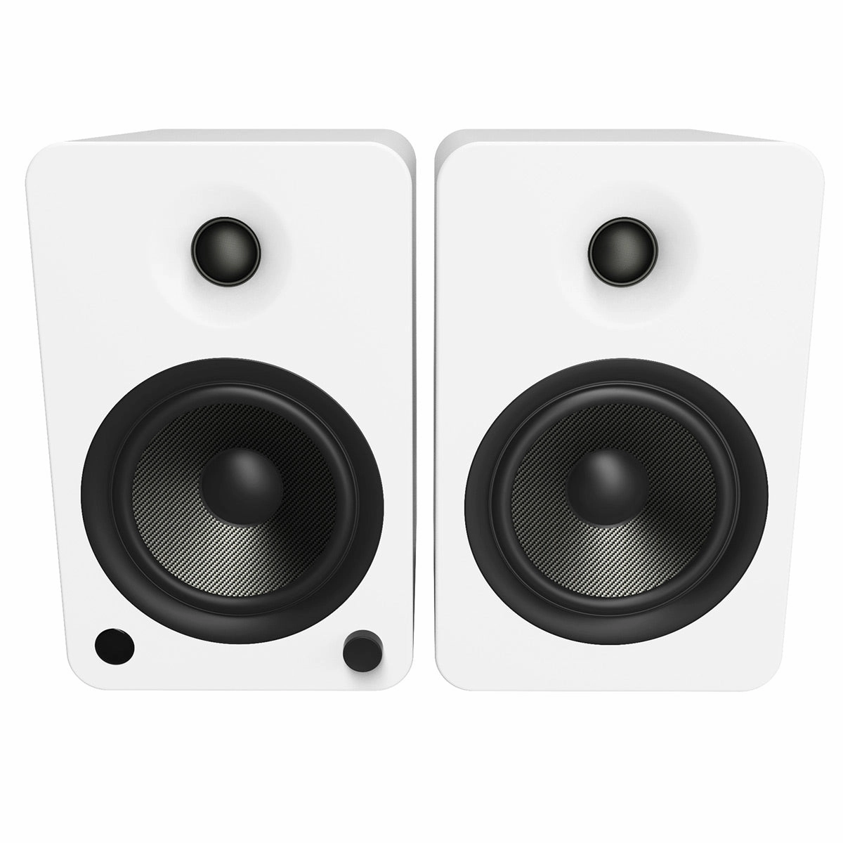 Kanto YU6 Powered Bookshelf Speakers with Built-In Bluetooth - Pair (Matte White)