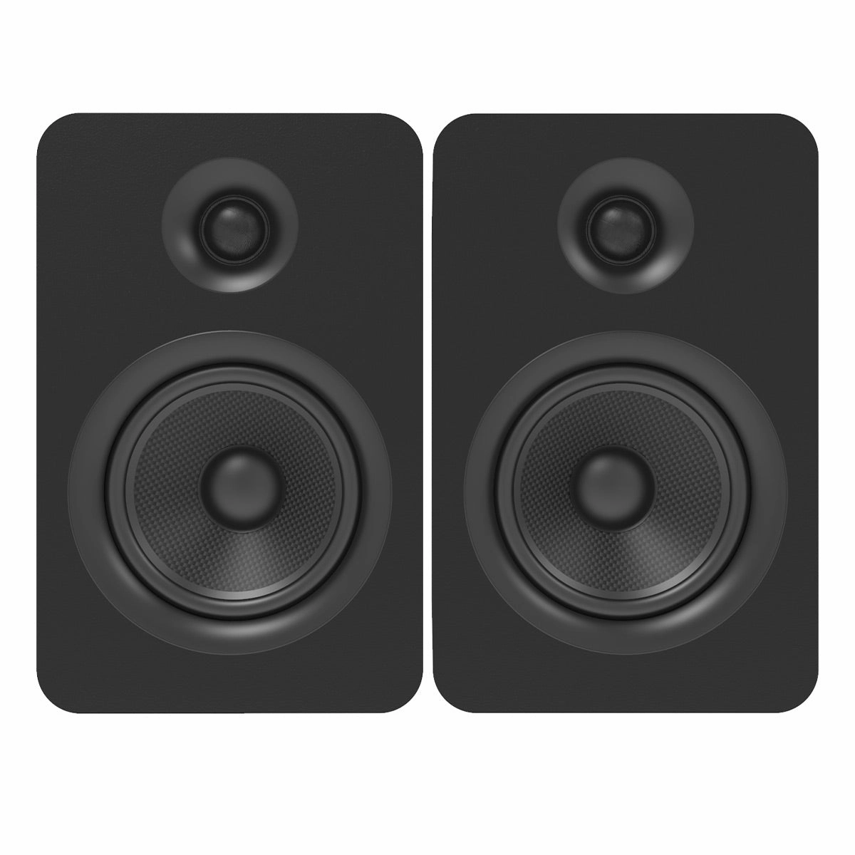 Kanto YUP6 Passive Bookshelf Speakers - Pair (Black)