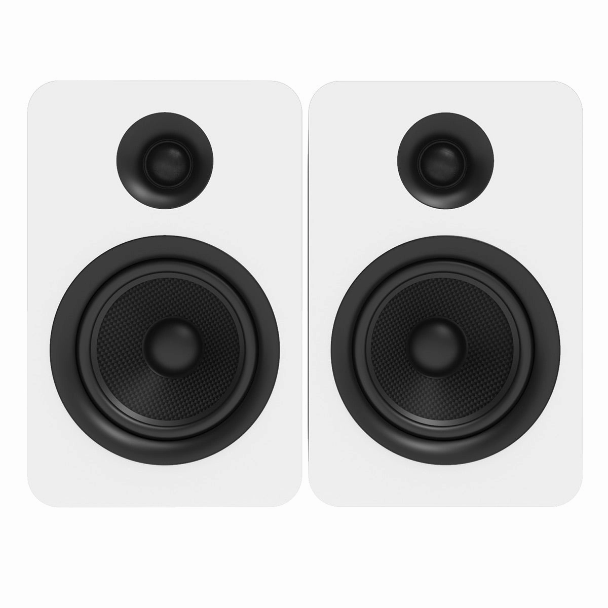 Kanto YUP6 Passive Bookshelf Speakers with 1" Silk Dome Tweeter and 5.25" Kevlar Woofer - Pair (White)