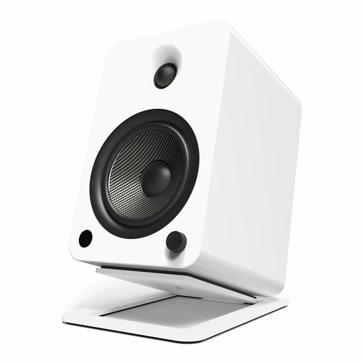 Kanto YUP6 Passive Bookshelf Speakers with S6 Speaker Stands - Pair (White)